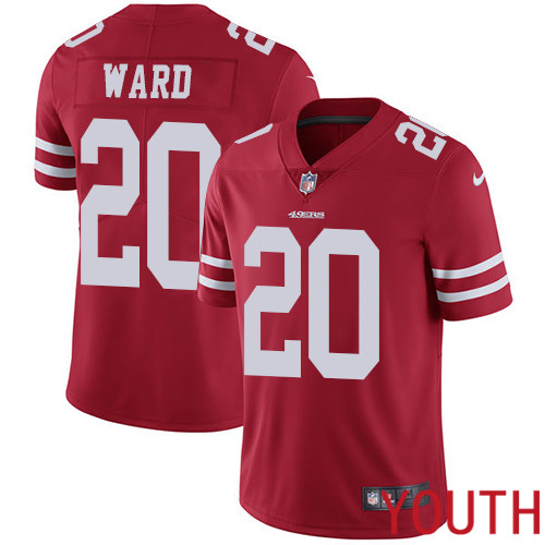San Francisco 49ers Limited Red Youth Jimmie Ward Home NFL Jersey #20 Vapor Untouchable->youth nfl jersey->Youth Jersey